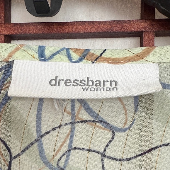 Dress Barn Sheer Blouse, size XL - Picture 2 of 11